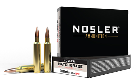 [054041600293] Nosler 60029 Match Grade  30Nosler 190gr Custom Competition Hollow Point Boat Tail 20 Per Box/10 Case