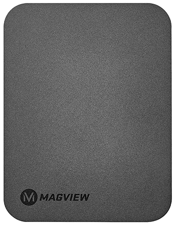 [850051095032] Magview 82017 Wireless Charging Phone Plate Black 2.50" x 3.25"
