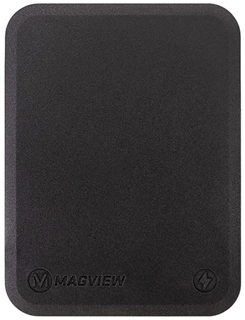 [850051095049] Magview 82028 Wireless Charging Phone Plate Black 2.50" x 3.25"