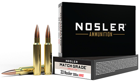 [054041600316] Nosler 60031 Match Grade  33Nosler 300gr Custom Competition Hollow Point Boat Tail 20 Per Box/10 Case