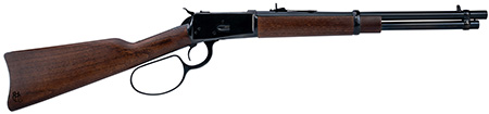 [727962709566] Heritage Mfg H92044161 92 Ranch Hand 44 Mag 8rd 16.50" Black Polished Steel Barrel, Black Polished Alloy Steel Receiver, Fixed Hardwood Stock