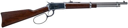 [727962709573] Heritage Mfg H92044189 92 Ranch Hand 44 Mag 8rd 18" Stainless Polished  Barrel, Stainless Polished Receiver, Fixed Hardwood Stock