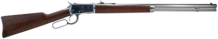 [727962709764] Heritage Mfg H9235724F9 92  38 Special +P/357 Mag 12rd 24" Stainless Polished Octagon Barrel, Stainless Polished Receiver, Fixed Hardwood Stock