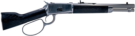 [727962709801] Heritage Mfg RH9235712F9 92 Ranch Hand 38 Special +P/357 Mag 6rd 12" Stainless Octagon Barrel  &  Receiver Stainless, Fixed Black Wood Stock