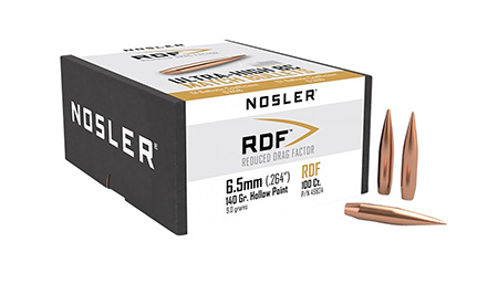 [054041498241] Nosler 49824 RDF Match 6.5mm 140gr Hollow Point Boat Tail 100/Box