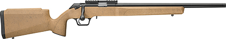 [706397974800] Springfield Armory BART92022CBW Model 2020 Rimfire Target Full Size 22 LR 10+1 20" Matte Blued Heavy Threaded Barrel, Picatinny Rail Carbon Steel Receiver, Coyote w/Black Webbing Synthetic Fixed Stock