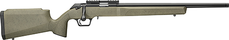 [706397956622] Springfield Armory BART92022GBW Model 2020 Rimfire Target Full Size 22 LR 10+1 20" Matte Blued Heavy Threaded Barrel, Picatinny Rail Carbon Steel Receiver, OD Green w/Black Webbing Synthetic Fixed Sto