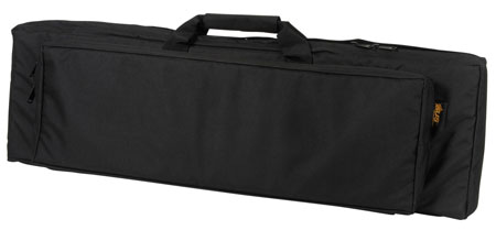 [663306300368] US PeaceKeeper P30036 RAT Case Water Resistant Black 600D Polyester w/ Padding Adjustable Straps Air Vents  &  Front Pocket w/ Triple Mag Pouch