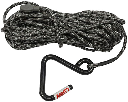 [852916005637] Hawk HWK-HA3032 Jaw Hook Hoist Rope Black 35' Long