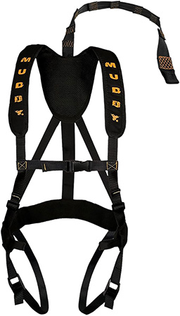 [813094022281] Muddy MUD-MSH110 The Magnum Pro Safety Harness Black Padded Nylon