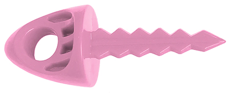 [850061498045] Targettack Llc  Targettack  Pink Polycarbonate Plastic 1" For Paper/Vinyl Targets 12 Pack