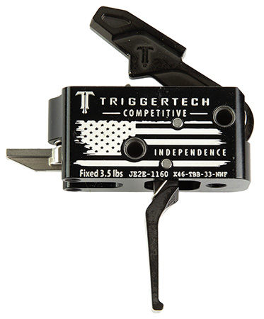 [885768003872] TriggerTech X46TBB33NNF Competitive Independence Black/White Fits AR-15