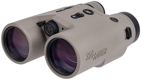 [798681697267] Sig Sauer Electro-Optics SOK10K12 KILO10K-ABS HD GEN II Ballistic Rangefinder Binocular Flat Dark Earth 10x42mm Circle Reticle/Duplex/Box/Milling Grid