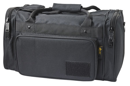 [663306211152] US PeaceKeeper P21115 Medium Range Bag Water Resistant Black 600D Polyester with Pockets, Removable Gun Rug,  &  Wraparound Handles 18" L x 10" H x 10" D Exterior Dimensions