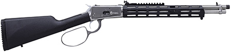 [682146898002] Citadel CIT44LVRSS Levtac-92  Full Size 44 Mag 8+1 16.50" Stainless Threaded Barrel, Picatinny Rail Stainless Steel Receiver, Black Fixed Synthetic Stock, Right Hand