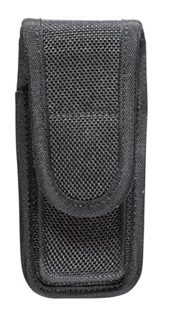 [013527174277] Bianchi 17427 7303 Mag Pouch Single Black Accumold Belt Loop Belts 2-2.25" Wide