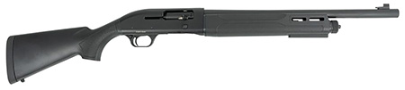 [723551446157] Tokarev USA 21000118 TTF Titan Full Size 12 Gauge Semi-Auto 3" 4+1 18.50" Black Chromate Cylinder Bore Barrel, Black Anodized Drilled  &  Tapped Receiver, Fixed Black Synthetic Stock