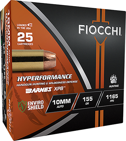 [762344713427] Fiocchi 10BA Hyperformance  10mm 155gr XPB 25 Per Box/8 Case