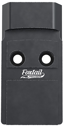 [5065018649011] Foxtail Precision 100004 Red Dot Adapter Plate for Optics-Ready Pistol  Black Anodized CZ P10