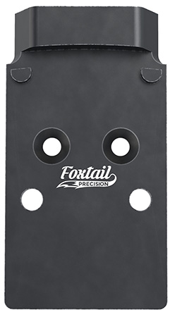 [5065018649004] Foxtail Precision 100001 Red Dot Adapter Plate for Optics-Ready Pistol  Black Anodized CZ P10