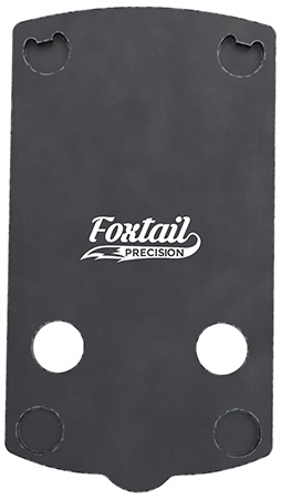 [5065018649028] Foxtail Precision 100005 Red Dot Adapter Plate for Optics-Ready Pistol  Black Anodized Glock 43X/48 MOS Springfield Armory OSP