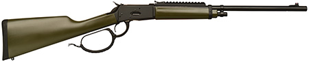 [643477867105] Gforce Arms GFLVR357OD Saddlehorn  357 Mag 10+1 16.50" Black Steel Barrel, Black Picatinny Rail Aluminum Receiver, Fixed Green Synthetic Stock