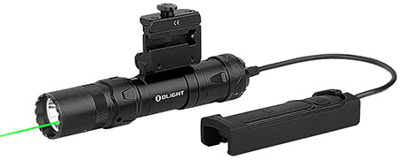 [6972378123824] Olightstore Usa Inc ODINGLMINI Odin GL Mini  Black Anodized 200/500/1,000 Lumens White LED Green Laser
