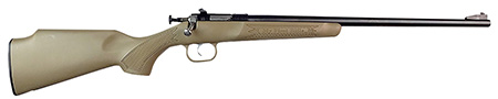 [611613002352] Crickett KSA235 My First Rifle  22 S/L/LR Single Shot 16.10" Blued Barrel  &  Receiver, Desert Tan Synthetic Fixed Stock