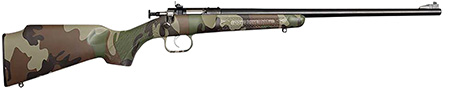 [611613021704] Crickett KSA2170 My First Rifle Gen2 22 S/L/LR Single Shot 16.10" Blued Barrel  &  Receiver, M81 Woodland Camo Synthetic Fixed Stock, EZ Loader