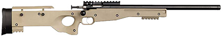 [611613021506] Crickett KSA2150 Precision  Full Size 22 LR Single Shot 16.10" Blued Threaded Bull Barrel, Blued Crickettinny Rail Steel Receiver, Flat Dark Earth Synthetic Adj LOP Stock