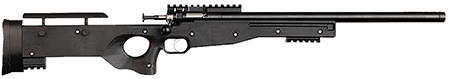 [611613221500] Crickett KSA2150-BLK Precision  Full Size 22 LR Single Shot 16.10" Blued Threaded Bull Barrel, Blued Crickettinny Rail Steel Receiver, Black Synthetic Adj LOP Stock