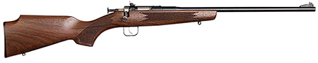 [645221000028] Crickett 00002 Deluxe The Original Youth Deluxe Single Shot 16.10" Blued Tapered Barrel, Blued Steel Receiver, Fixed American Walnut Stock, EZ Loader