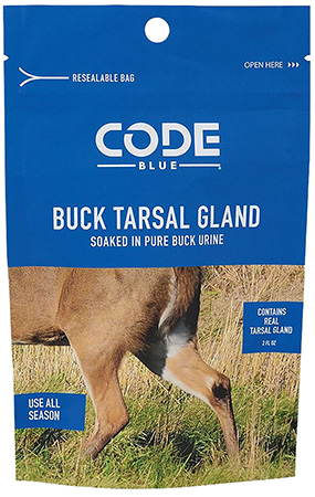 [707114014243] Code Blue OA1424 Buck Tarsal Gland  Resealable Bag