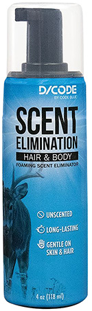 [707114014359] Code Blue OA1435 Hair/Body Foam Scent Eliminator 4 fl oz