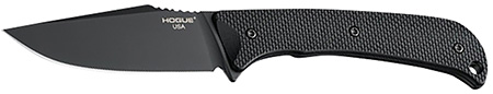 [743108358696] Hogue 35869 Extrak  3.30" Fixed Clip Point Plain Black Cerakote CPM M4 Tool Steel Blade, Black Textured G10 Scales Handle
