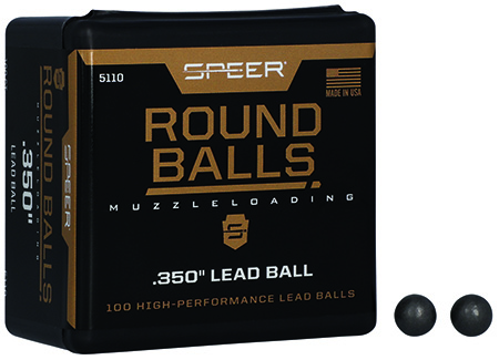[076683051103] Speer 5110 Lead Balls  36Cal Lead Ball 64gr 100 Per Box/5 Case