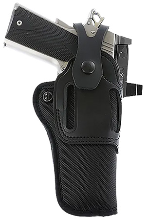 [601299019348] Galco SA95RB Switchback Strongside Crossdraw Belt Black Hybrid Leather-Synthetic Ambidextrous