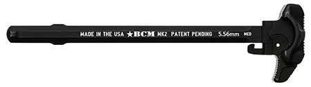 [812526023773] BCM GFHMK2MED Asymmetric MK2 Charging Handle Compatible w/ Mil-Spec AR-15 Black 7075 T-6 Aluminum