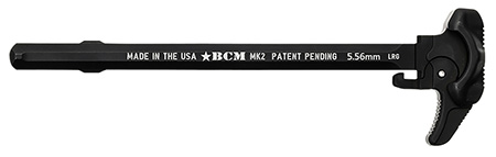 [812526023780] BCM GFHMK2LRG Asymmetric MK2 Charging Handle Compatible w/ Mil-Spec AR-15 Black 7075 T-6 Aluminum