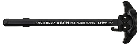 [812526023803] BCM GFHMK2LRGAMBI Ambidextrous MK2 Charging Handle Compatible w/ Mil-Spec AR-15 Black 7075 T-6 Aluminum