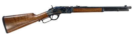 [810012513166] Taylors  &  Company 240002 1873 TC73 9mm Luger 10+1 18" Blued Threaded Barrel, Color Case Hardened Receiver, Walnut Fixed Stock, Taylor Tuned, Right Hand