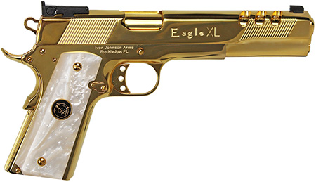 [712195498783] IVER GOLDEAGLEXL45WP     1911 DLX 45 6IN 24K GOLD