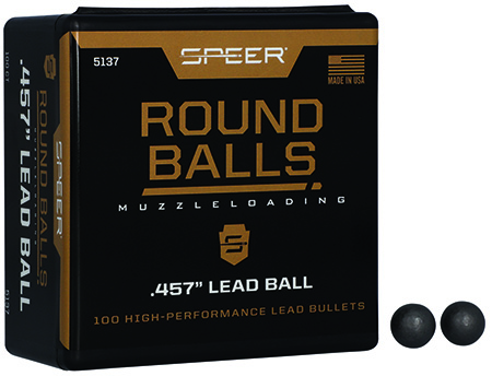 [076683051370] Speer 5137 Lead Balls  45Cal Lead Ball 143gr 100 Per Box/5 Case