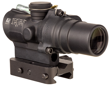[719307313880] Trijicon 400329 ACOG TA44 Matte Black Anodized 1.5x16mm Illuminated Green Circle w/Dot Reticle