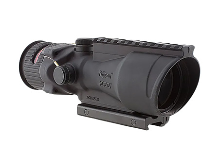 [719307303089] Trijicon 100005 ACOG w/TA75 Mount Matte Black 6x48mm Illuminated Red Horseshoe/Dot 308 BAC Reticle