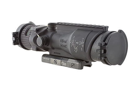 [719307304505] Trijicon 100016 ACOG w/TA75 Mount Matte Black 6x48mm Illuminated Green Horseshoe Dot Reticle