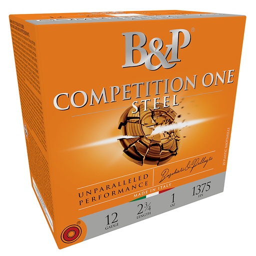 [878122007722] B & p Ammunition 12B1GCP7 Competition One  12Gauge 2.75" 1oz 7.5Shot 25 Per Box/10 Case