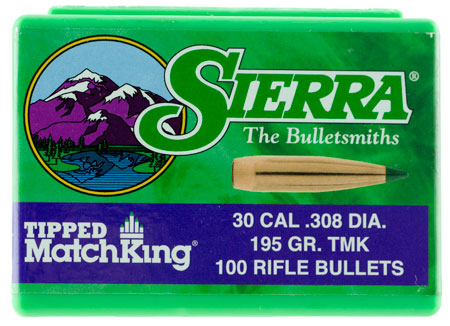 [092763077955] Sierra 7795 Tipped MatchKing  30Cal 155gr Tipped MatchKing 100/Box