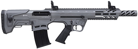 [682146898163] Citadel FRPS1218TG Pup Scout  12 Gauge Semi-Auto 3" 5+1 18.50" Gray Steel Barrel, Picatinny Rail Aluminum Receiver, Picatinny Handguards, Gray Adj Cheek Riser Synthetic Stock, Black Polymer Grip