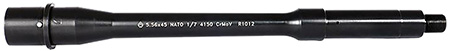 [850040016932] CMC Triggers BBL556002 AR Barrel  5.56 NATO 10.50" Black Nitride/Chrome Moly Vanadium Steel Barrel Fits AR-15 Features Button Rifled